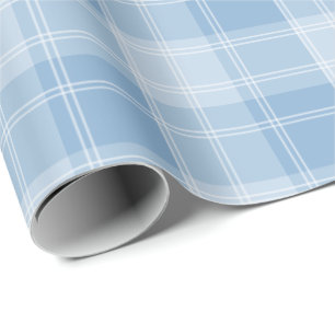 Papel De Regalo Patrón cuadrado azul claro