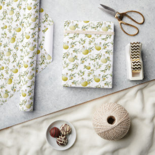 Papel De Regalo Patrón de aceite de oliva ruso