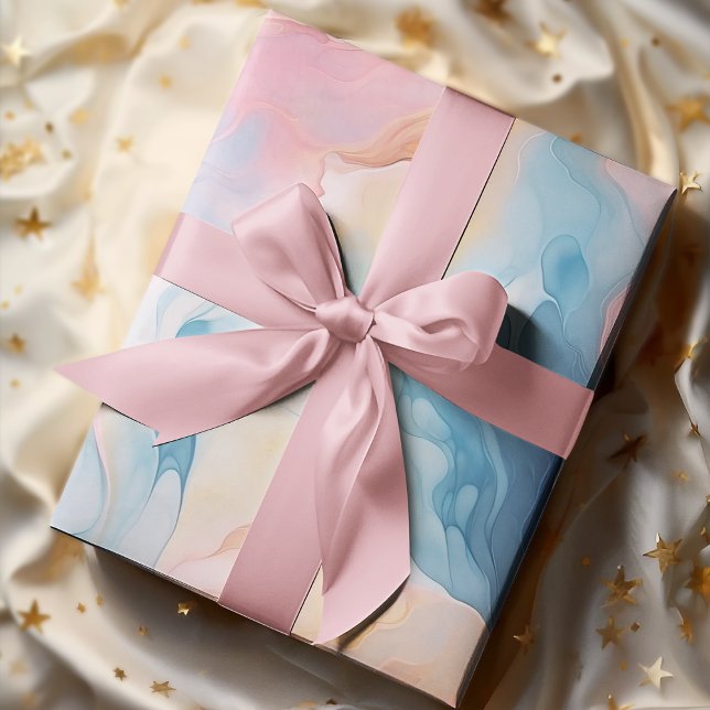 Papel De Regalo Patrón de acuarela colorido moderno (Subido por el creador)