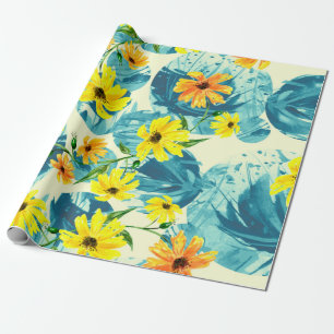 Papel De Regalo Patrón de acuarela creativo y transparente de las 