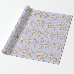 Papel De Regalo Patrón de acuarela de cerezo de Apple