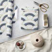 Patrón de acuarela de color dorado azul