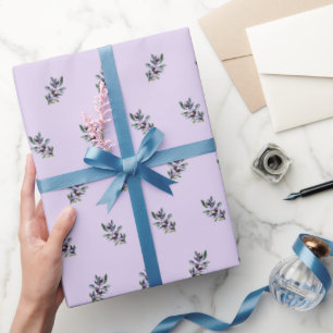 Papel De Regalo Patrón de acuarela de rama de olivo