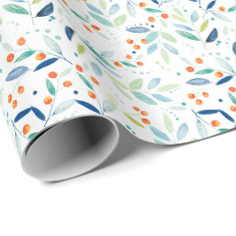 Papel De Regalo Patrón de acuarelas de colores pastel