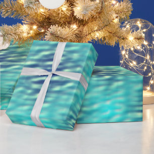 Papel De Regalo Patrón de agua de estanques claros y oscuros