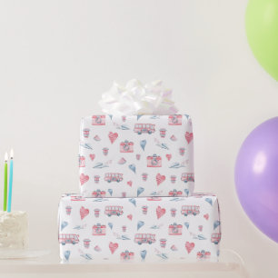 Papel De Regalo Patrón de agua de Londres