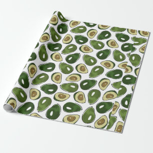 Papel De Regalo Patrón de aguacate