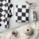 Papel De Regalo Patrón de ajedrez a cuadros negros y blancos (Crafts)