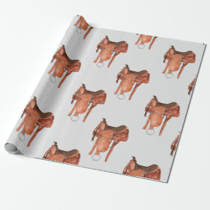 Papel De Regalo Patrón de albardas occidentales