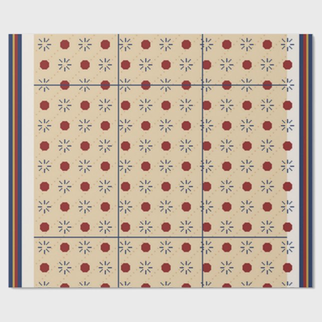 Papel De Regalo Patrón de Alfombra Persa (Superficie plana)
