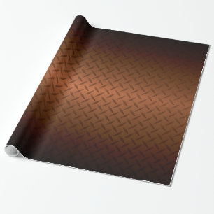 Papel De Regalo Patrón de apariencia Diamondplate Desvanecimiento 