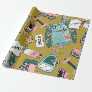 Papel De Regalo Patrón de aptitud de los chicas