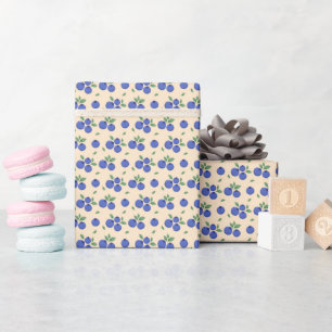 Papel De Regalo Patrón de arándano dulce