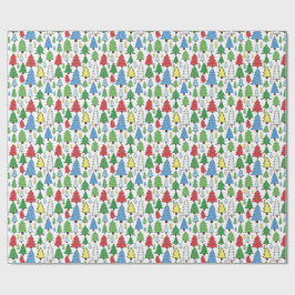 Papel De Regalo patrón de árbol