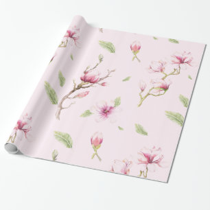 Papel De Regalo Patrón de árbol de magnolia