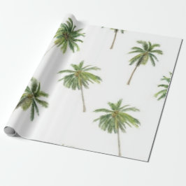 Papel De Regalo Patrón de árbol de palma