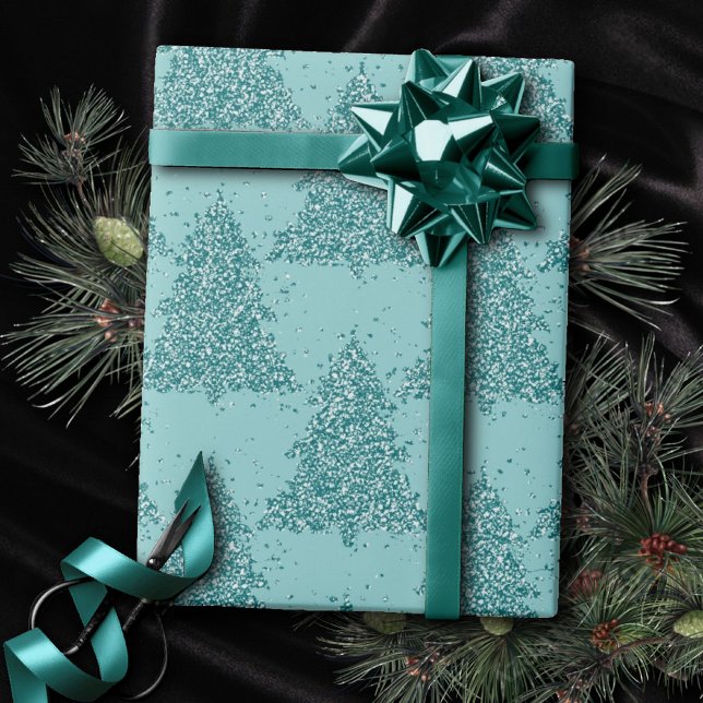 Papel De Regalo Patrón de árbol elegante | Navidades de la Casa de (Subido por el creador)