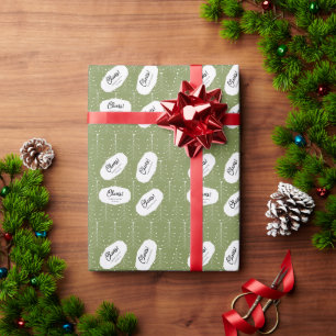 Papel De Regalo Patrón de árbol simple moderno