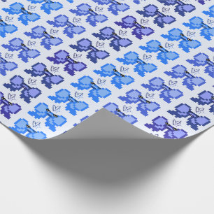 Papel De Regalo Patrón de arco de píxel en tacones altos