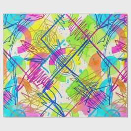 Papel De Regalo Patrón de Arcoíris Abstracto 2026