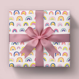 Papel De Regalo Patrón de arcoíris de niños lindos