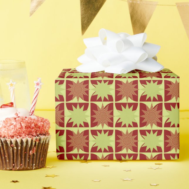 Papel De Regalo Patrón de arranque geométrico (Fiesta de cumpleaños )