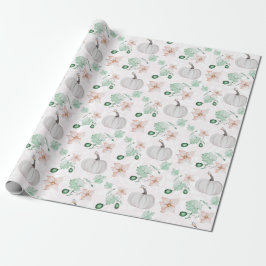 Papel De Regalo Patrón de arte acuático de las calzas blancas