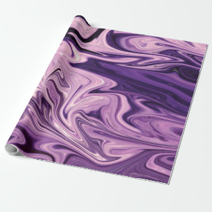 Papel De Regalo Patrón de arte de galaxia azul