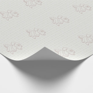 Papel De Regalo Patrón de Arte Decorativo de Dachshund