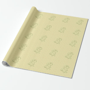 Papel De Regalo Patrón de Arte Decorativo de Dachshund