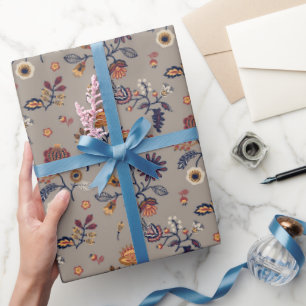 Papel De Regalo Patrón de Arte Popular 