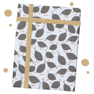 Papel De Regalo Patrón de aves de Guinea Hens