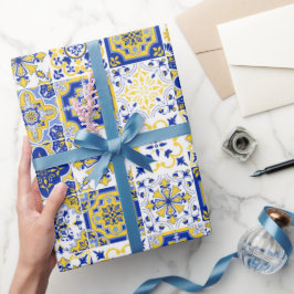 Papel De Regalo Patrón de azulejos portugueses