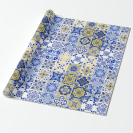 Papel De Regalo Patrón de azulejos portugueses