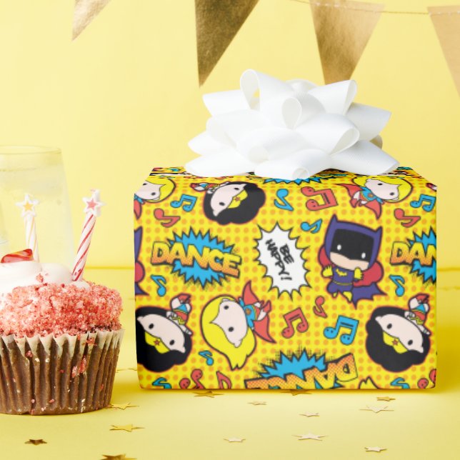 Papel De Regalo Patrón de baile de Heroine Chibi (Fiesta de cumpleaños )