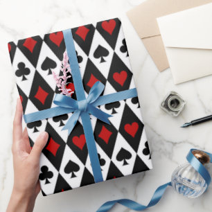 Papel De Regalo Patrón de baldosas de traje de tarjeta corta