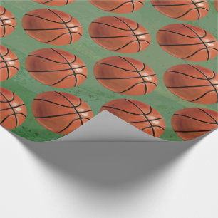Papel De Regalo Patrón de baloncesto