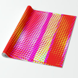 Papel De Regalo Patrón de bandas rosadas