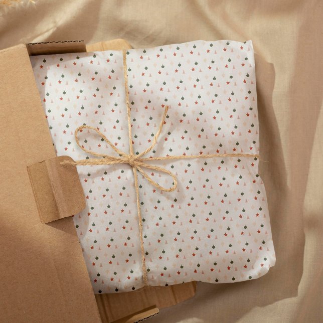 Papel De Regalo Patrón de Baubles de Navidades Pastel festivo mode (Subido por el creador)