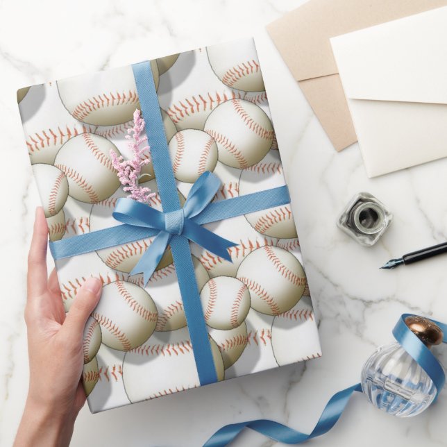 Papel De Regalo Patrón de béisbol en todas las ocasiones (Regalar)