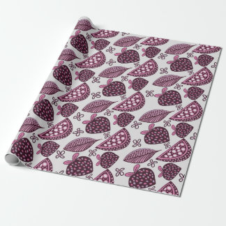 Papel De Regalo Patrón de Berry y Fruity de moda