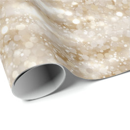 Papel De Regalo Patrón de brillo crema perla marfil elegante