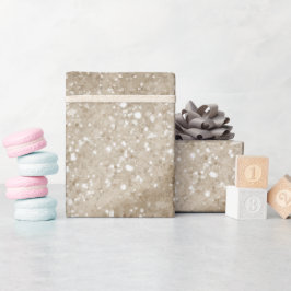 Papel De Regalo Patrón de brillo de crema beige de arena suave