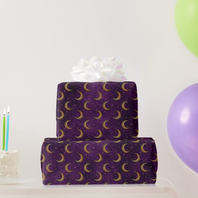 Papel De Regalo patrón de brujería (Regalos de fiesta)