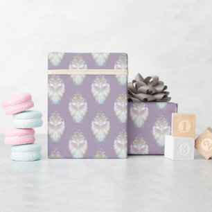 Papel De Regalo Patrón de búho Oracle púrpura Pastel