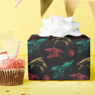 Papel De Regalo Patrón de cabeza de dragón