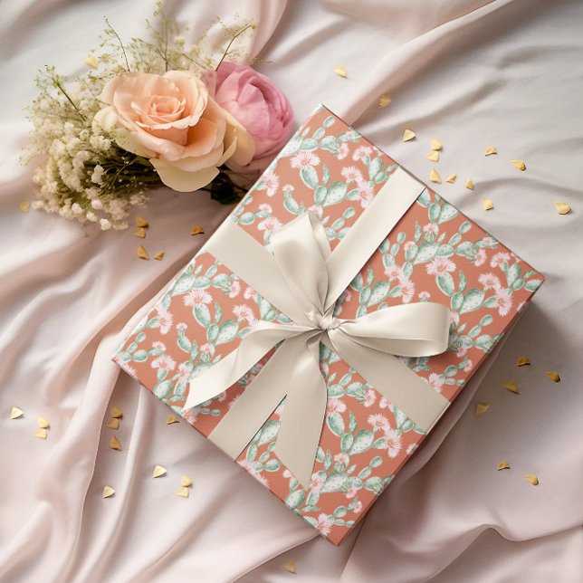 Papel De Regalo Patrón de Cactus salvaje (Subido por el creador)