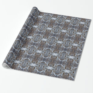 Papel De Regalo Patrón de caleidoscopio de hielo