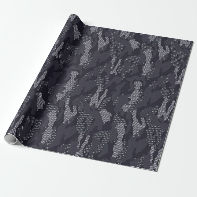 Papel De Regalo Patrón de camo de ejército artístico (Desenrollado)