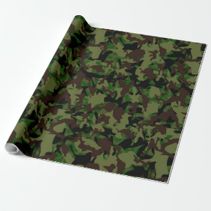 Papel De Regalo Patrón de camo del ejército